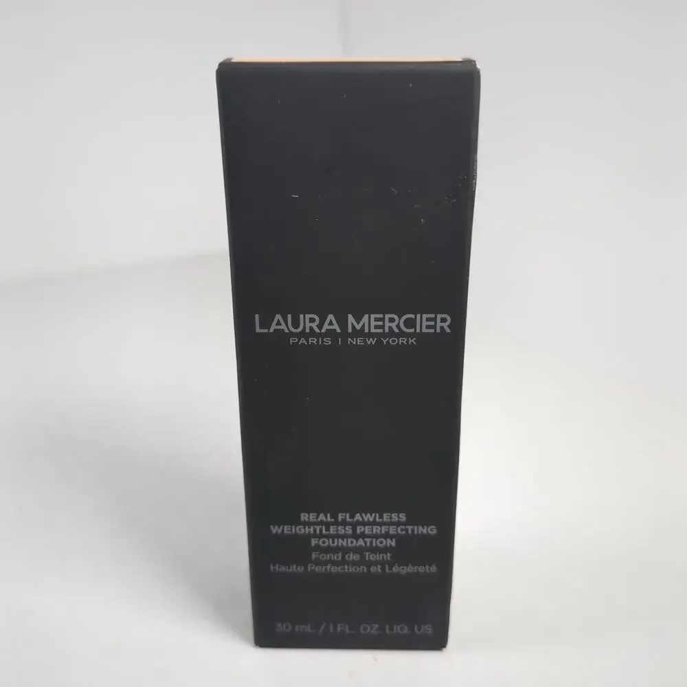 LAURA MERCIER Real Flawless Weightless Perfecting Foundation 1oz NEW 2N1 Cashew‎